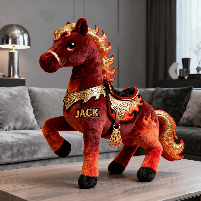 Personalized Flaming Warhorse Pillow Birthday Gift Ideas For Brother - Tradiviet
