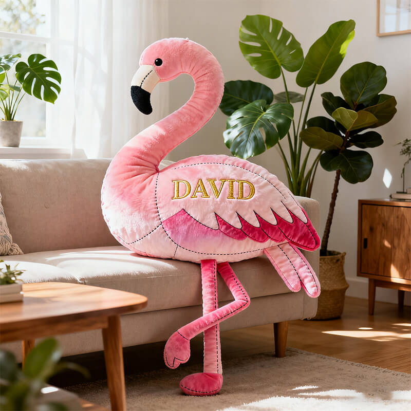 Personalized Flamingo Pillow First Mothers Day Gift For My Daughter - Tradiviet