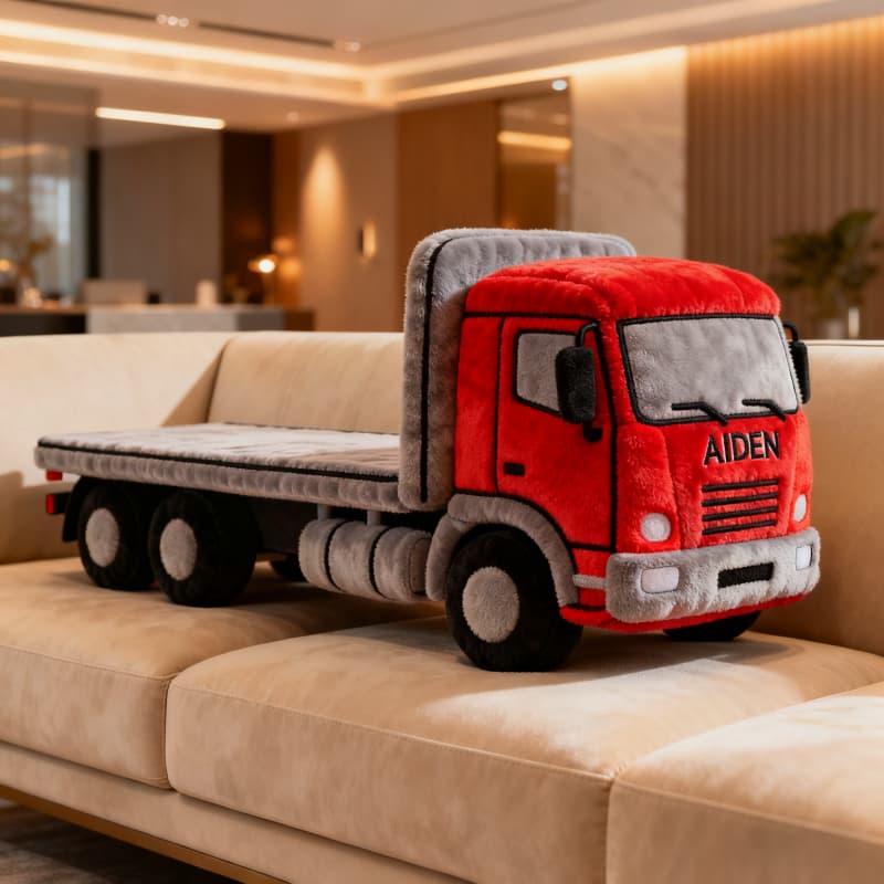 Personalized Flatbed Truck Pillow Best Presents For Brothers In Law - Tradiviet