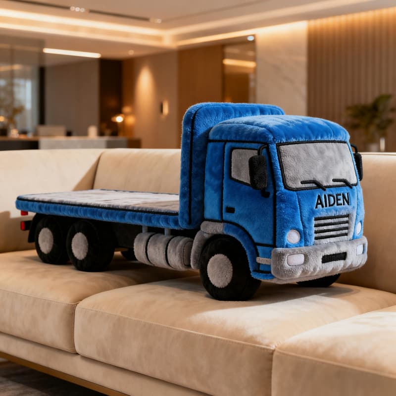 Personalized Flatbed Truck Pillow Best Presents For Brothers In Law - Tradiviet