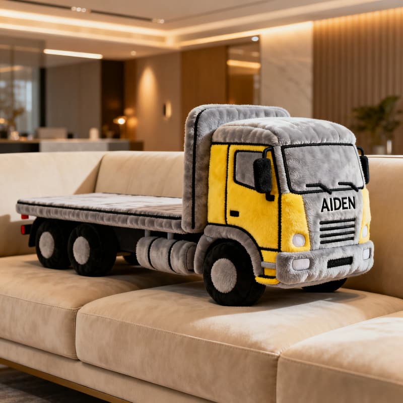 Personalized Flatbed Truck Pillow Best Presents For Brothers In Law - Tradiviet