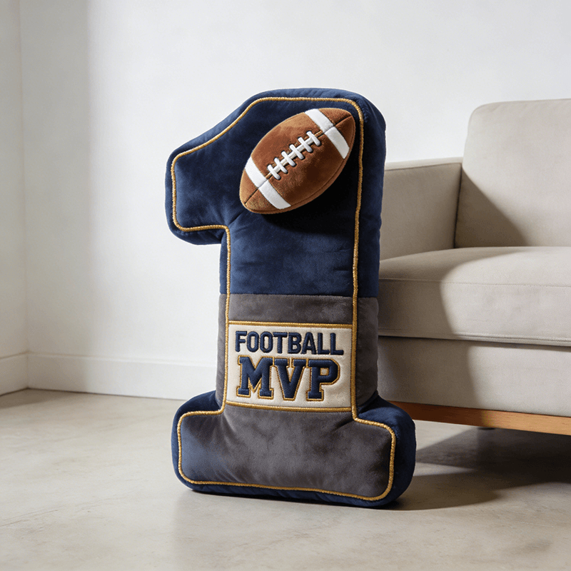 Personalized Football Champion Throw Pillow Gift Ideas For MVP Fans - Tradiviet