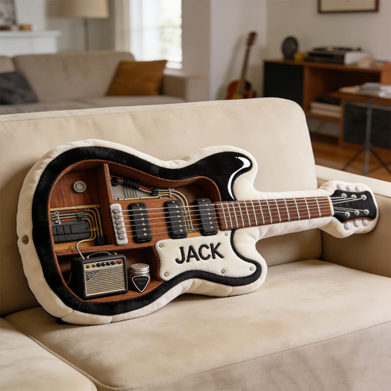 Personalized Guitar Corner Pillow Mothers Day Gifts For Wife From Husband - Tradiviet
