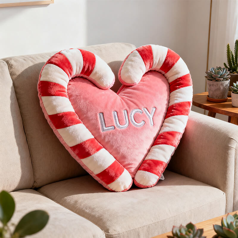 Personalized Heart Candy Pillow Best Mothers Day From For Daughter - Tradiviet