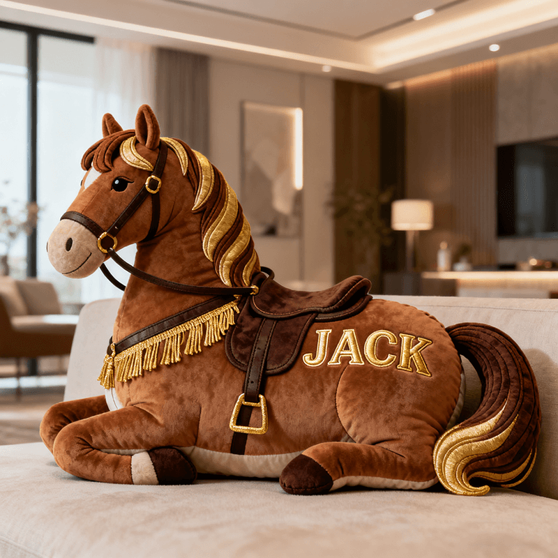 Personalized Horse Shape Pillow Mothers Day Gifts For Wife From Husband - Tradiviet
