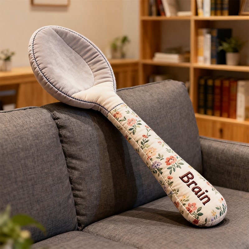 Personalized Large Spoon Tableware Shape Pillow Good Mothers Day Gifts For Mom - Tradiviet