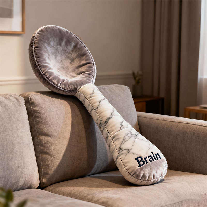 Personalized Large Spoon Tableware Shape Pillow Mothers Day Presents For Grandma - Tradiviet