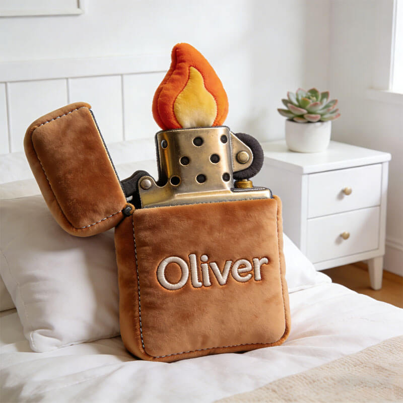 Personalized lighter Shape Pillow Best Presents For Brothers In Law - Tradiviet