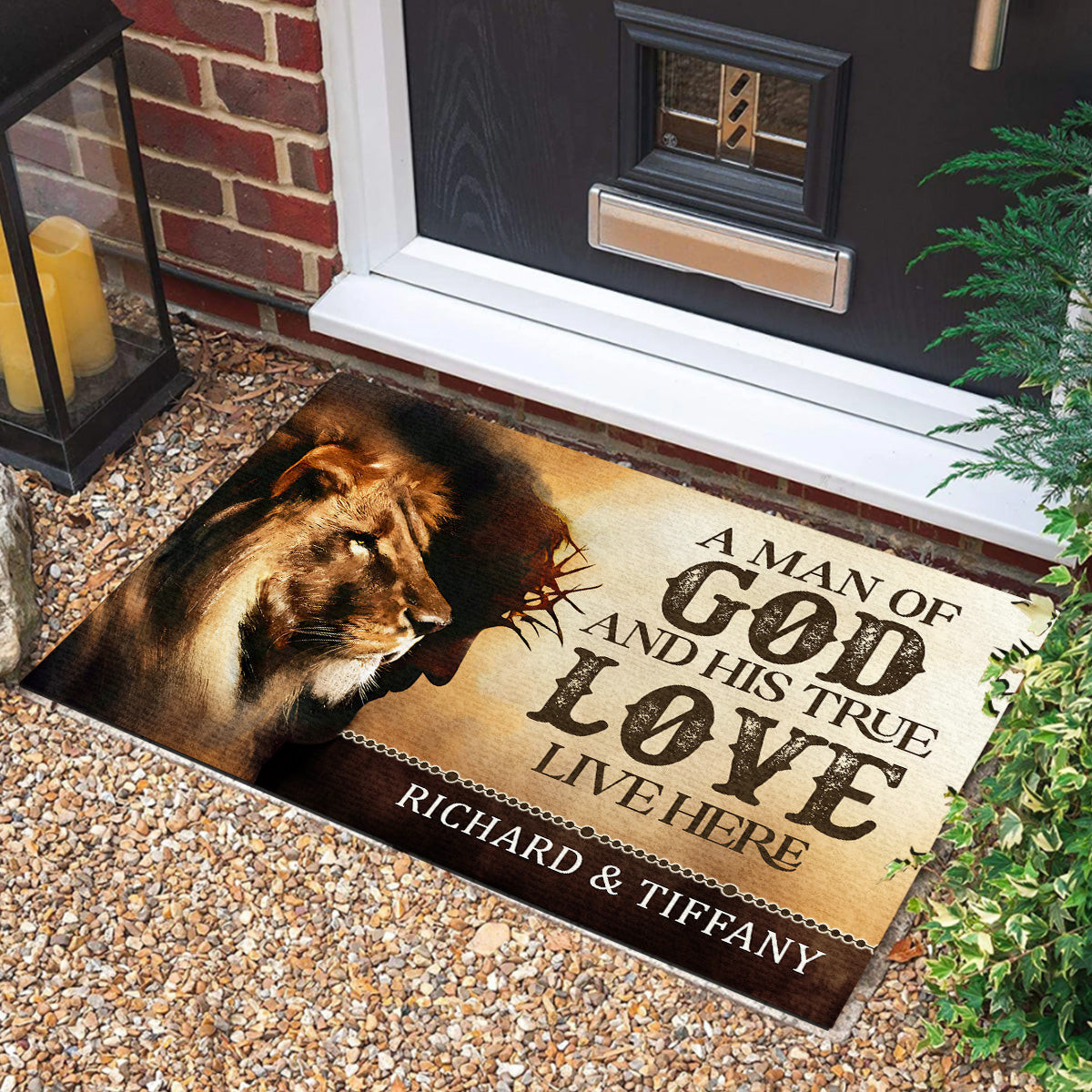 Personalized Man Of God Doormat 1776 2026 Merch Doormat Patriotic Gifts - Tradiviet