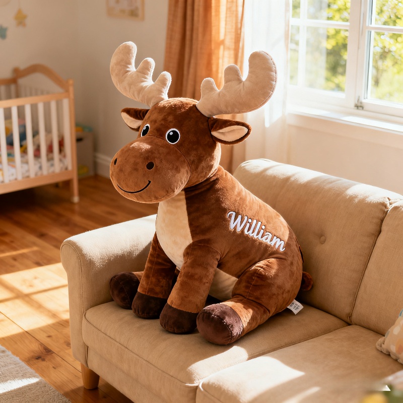 Personalized Moose Shaped Pillow Best Mothers Day Gifts For Grandma - Tradiviet