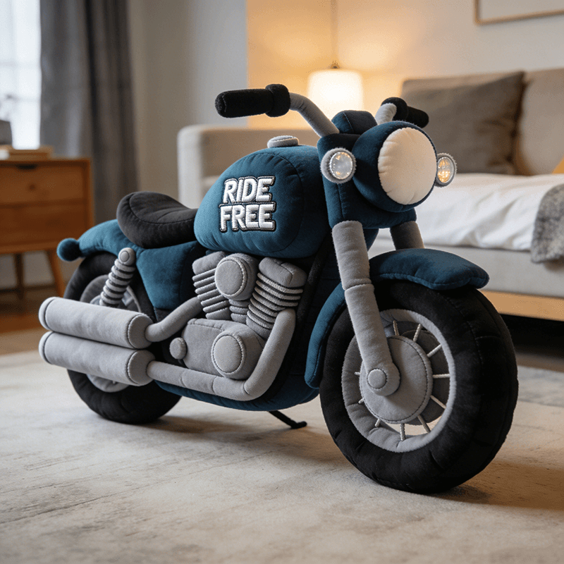 Personalized Motorcycle Shape Pillow Retirement Gift Ideas For Men - Tradiviet