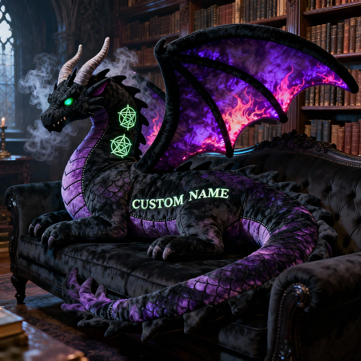 Personalized Name Sorcerer Dragon Pillow Unique Gifts For Wife From Husband - Tradiviet
