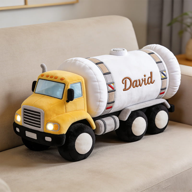 Personalized Oil Tanker Shaped Pillow Birthday Gift Ideas For Son - Tradiviet