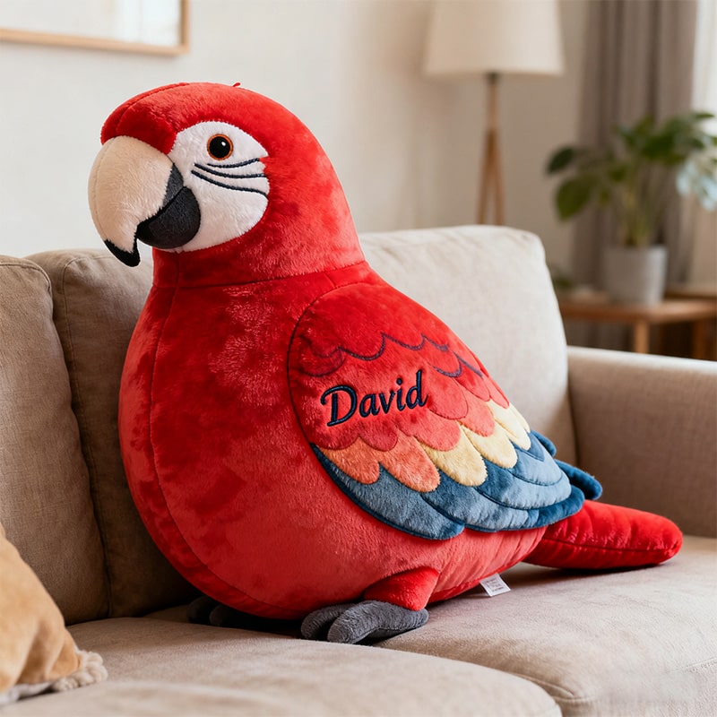Personalized Parrot Shaped Pillow Best Mothers Day Gifts For First Time Mom - Tradiviet