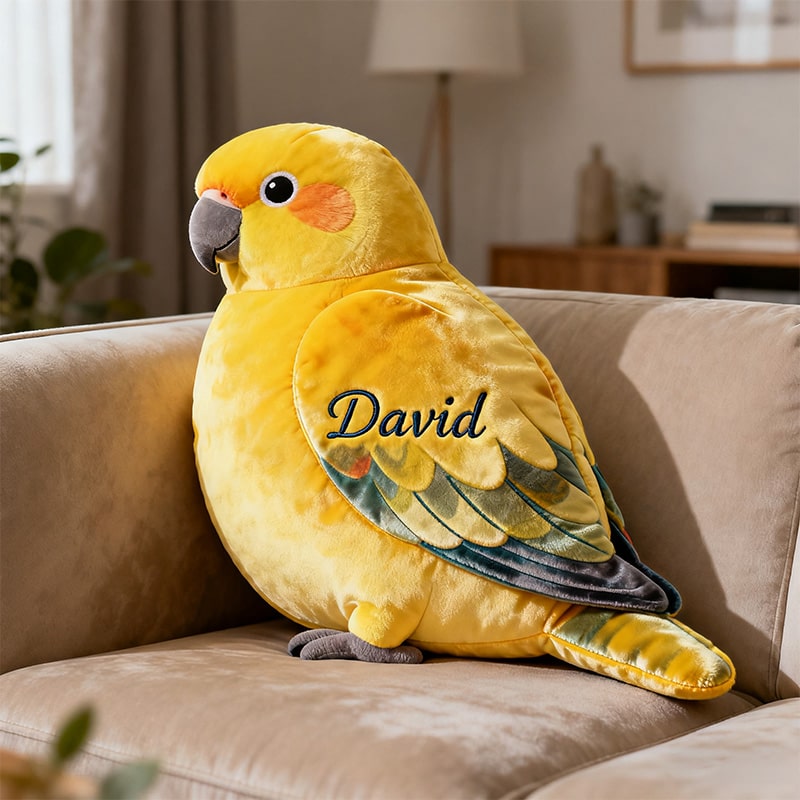 Personalized Parrot Shaped Pillow Mothers Day Gifts For Wife From Husband - Tradiviet