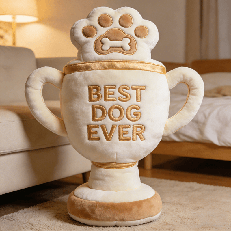 Personalized Pet Champion Shaped Pillow Gift Ideas For Your Brother - Tradiviet