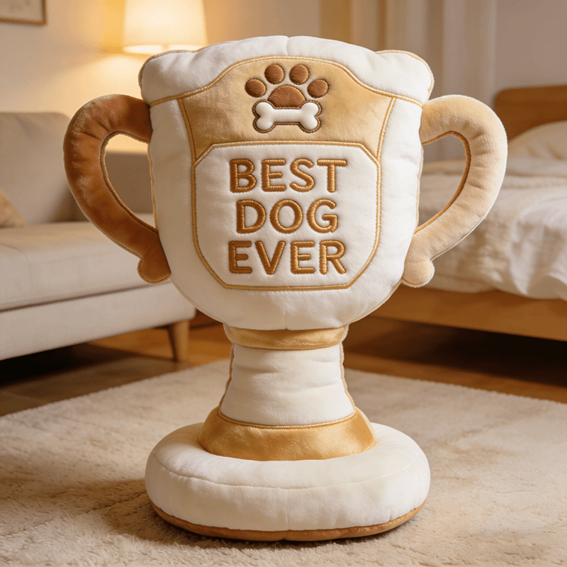 Personalized Pet Champion Shaped Pillow Unique Gifts For Brothers - Tradiviet