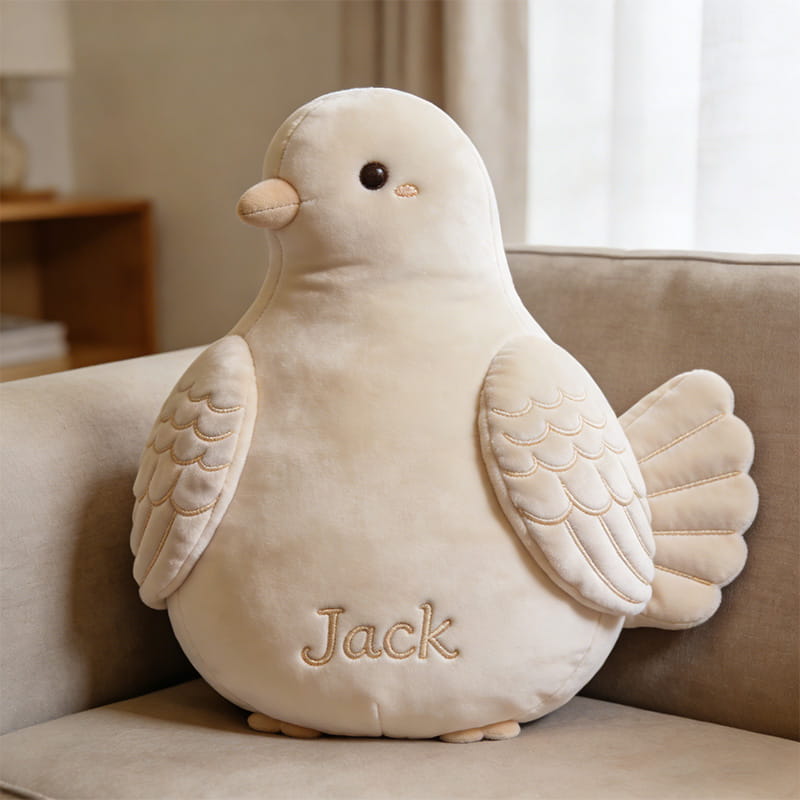 Personalized Pigeon Shaped Pillow Fathers Day Presents For Dad To Be - Tradiviet