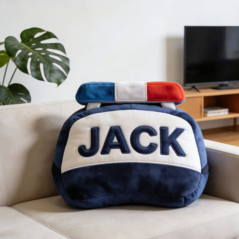 Personalized Police Light Shaped Pillow Gift Ideas For Your Brother - Tradiviet