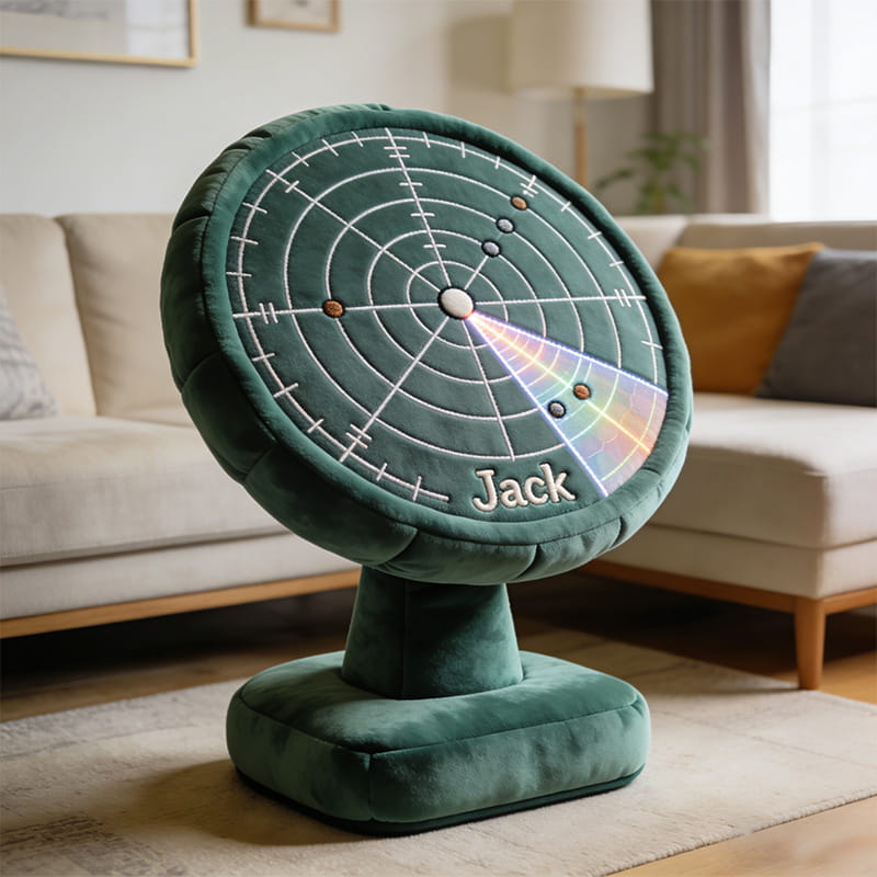 Personalized Radar Shaped Pillow Best Fathers Day Gifts For Husband - Tradiviet