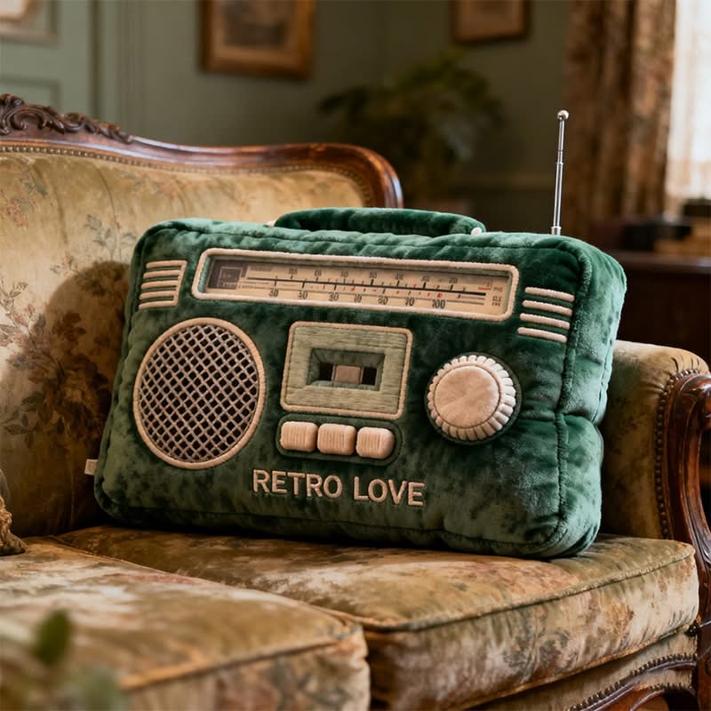 Personalized Radio Shaped Pillow Birthday Gifts For Brothers In Law - Tradiviet