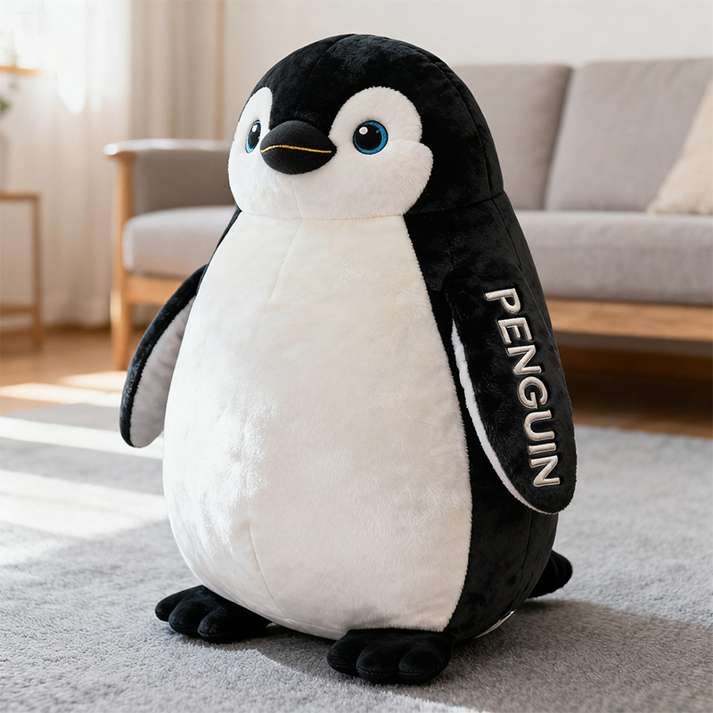 Personalized Realistic Penguin Shaped Pillow Birthday Gift Ideas For Sister - Tradiviet