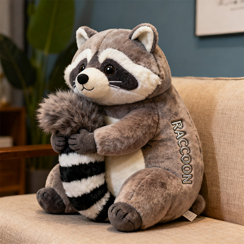 Personalized Realistic Raccoon Shaped Pillow Awesome Mothers Day Gifts - Tradiviet