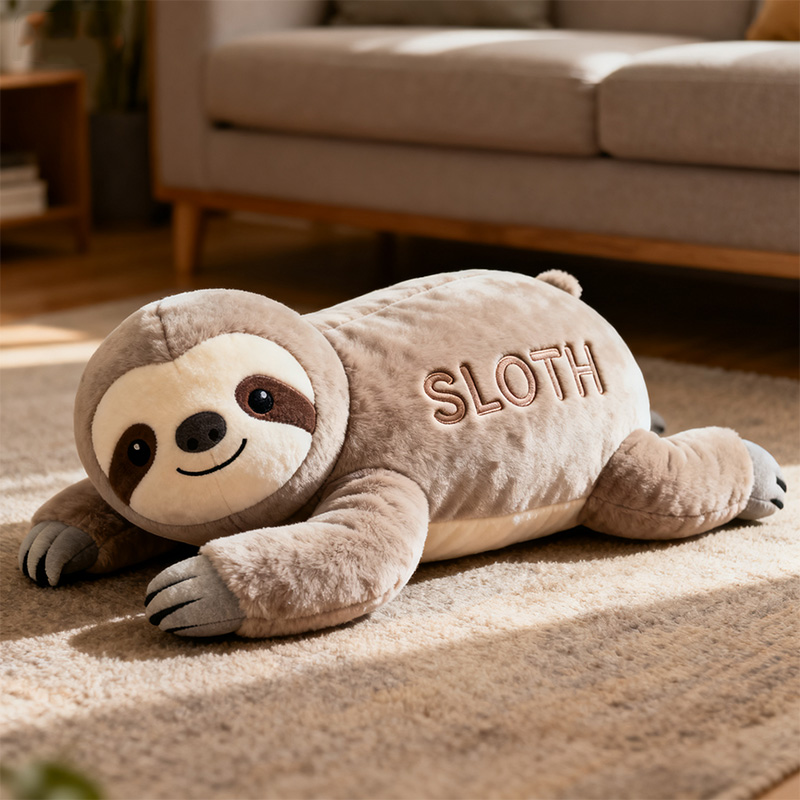 Personalized Realistic Sloth Shaped Pillow Mothers Day Presents For Mom - Tradiviet
