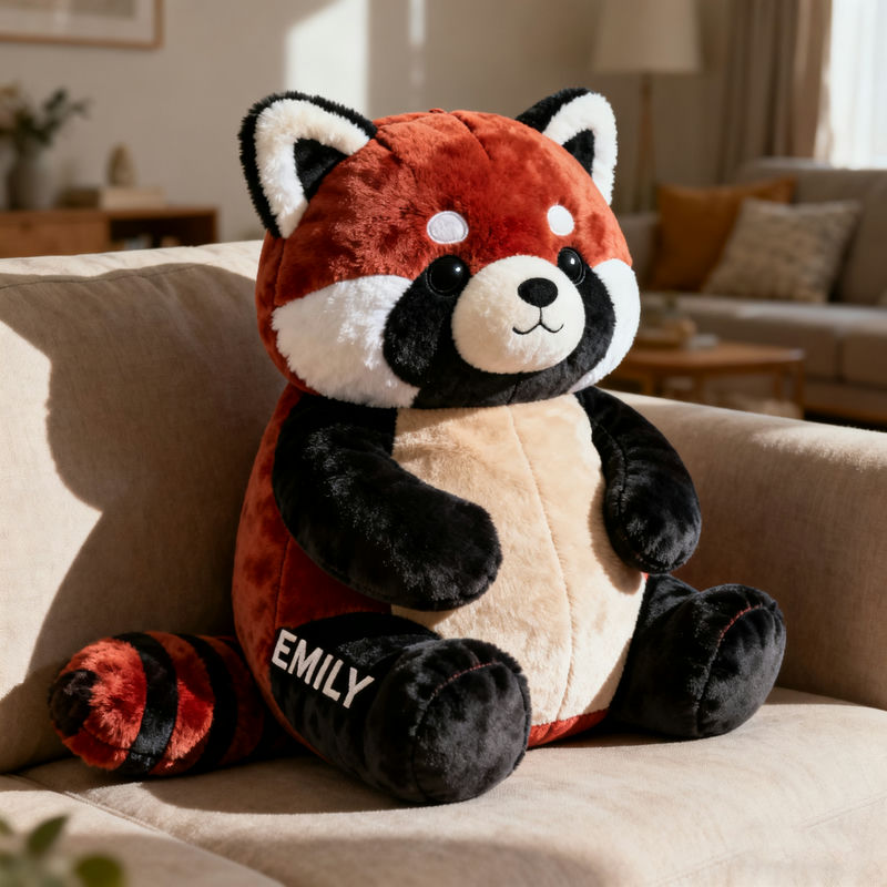 Personalized Red Panda Shaped Pillow Best Mothers Day Gifts For First Time Mom - Tradiviet