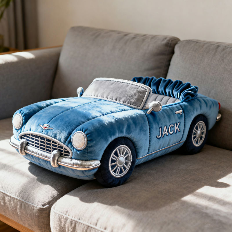 Personalized Retro Convertible Shaped Pillow Gift Ideas For Your Brother - Tradiviet