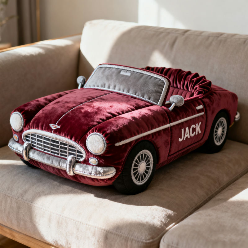 Personalized Retro Convertible Shaped Pillow Unique Gifts For Brother - Tradiviet