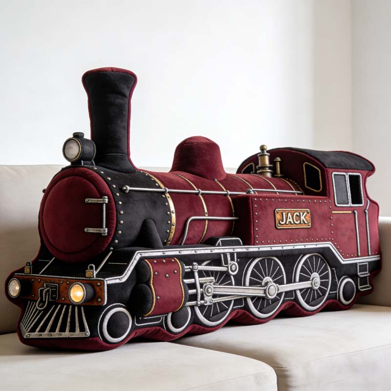 Personalized Retro Train Shaped Pillow Best Best Gift For Mothers On MotherS Day - Tradiviet