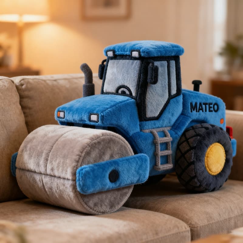 Personalized Road Roller Shaped Pillow Fathers Day Special Gifts For Dad - Tradiviet