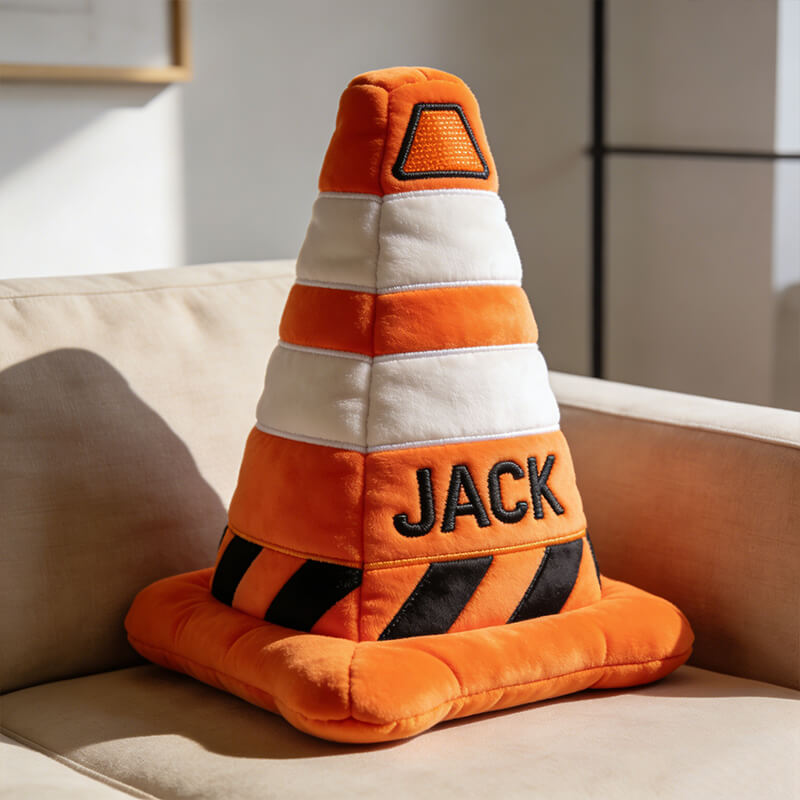 Personalized Roadblock Shaped Pillow Birthday Gift Ideas For Brother - Tradiviet