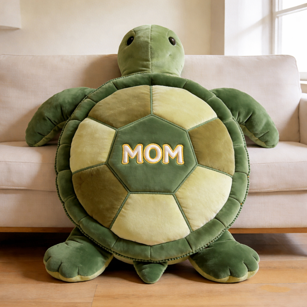 Personalized Sea Turtle Shaped Pillow Awesome Mothers Day Gifts For Mom - Tradiviet
