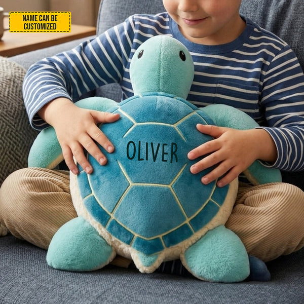 Personalized Sea Turtle Shaped Pillow Birthday Presents For Brother - Tradiviet