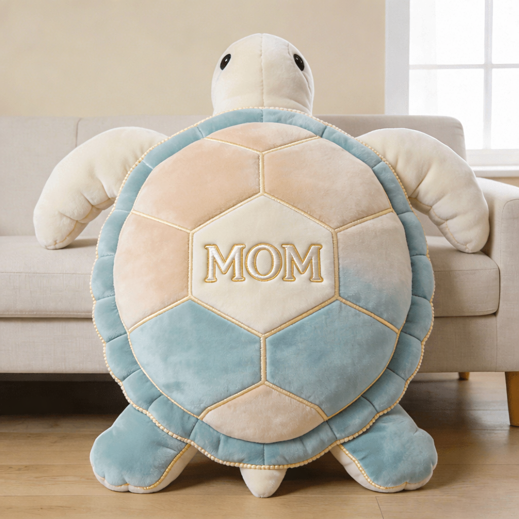 Personalized Sea Turtle Shaped Pillow Mothers Day Presents For Grandma - Tradiviet