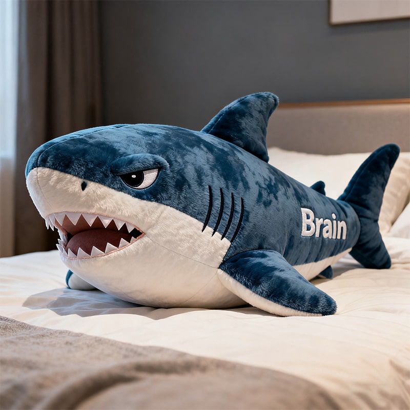 Personalized Shark Plush Toy Ocean Animal Pillow Shark Stuffed Animal Gift For Kids - Tradiviet