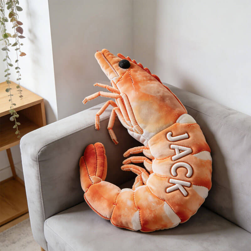 Personalized Shrimp Shaped Pillow Best Mothers Day Gifts For First Time Mom - Tradiviet