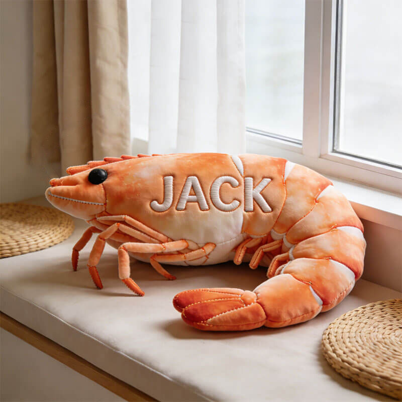 Personalized Shrimp Shaped Pillow Mothers Day Gift Ideas For Wife - Tradiviet