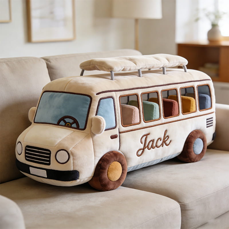 Personalized Sightseeing Car Shaped Pillow Birthday Gift Ideas For Brother - Tradiviet