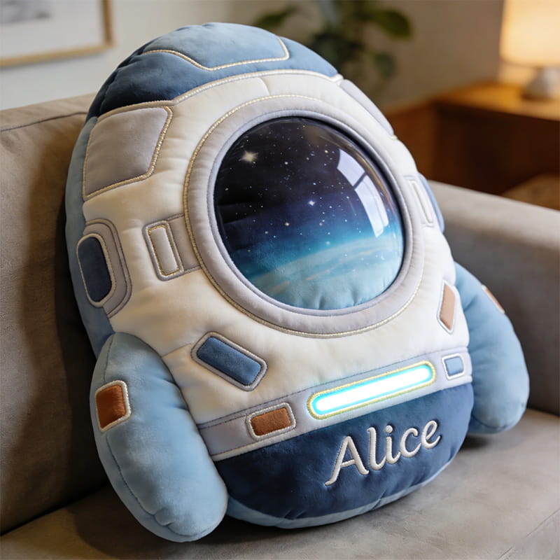 Personalized Space Capsule Shaped Pillow Best Presents For Sister - Tradiviet