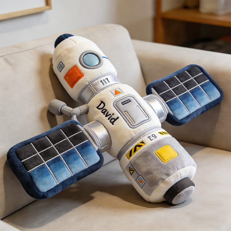 Personalized Space Station Shaped Pillow Unique Gifts For Brother - Tradiviet