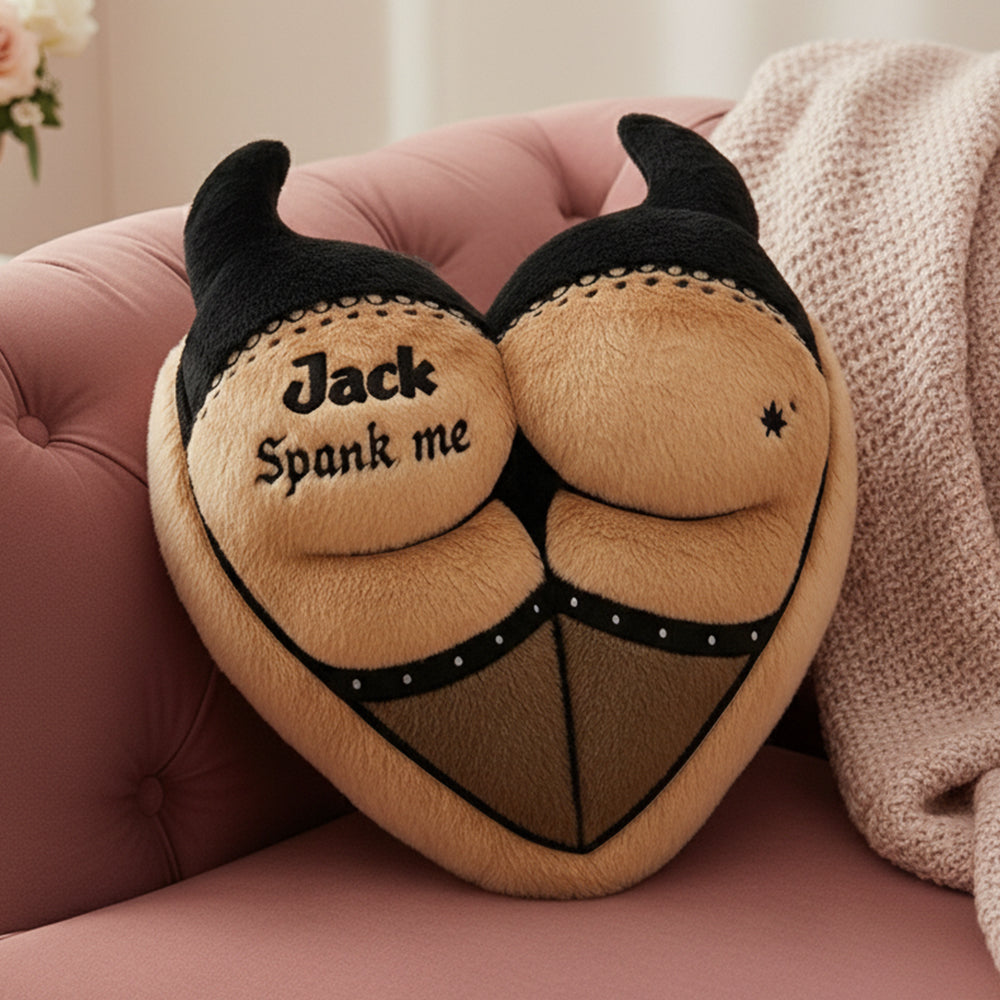 Personalized Spank Me Pillow Funny Couple Plush Gifts For Girlfriend - Tradiviet