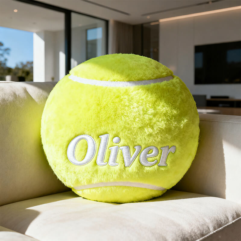 Personalized Sports Ball Shaped Pillow Presents For Brothers In Law - Tradiviet