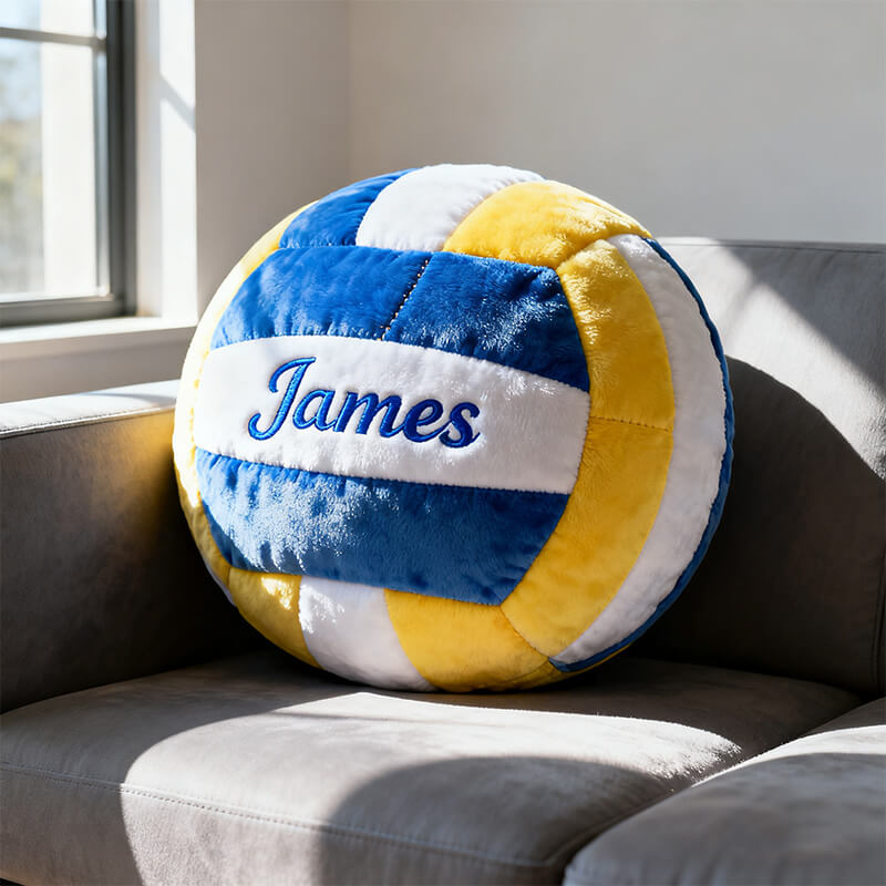 Personalized Sports Ball Shaped Pillow Something Special For Husband - Tradiviet