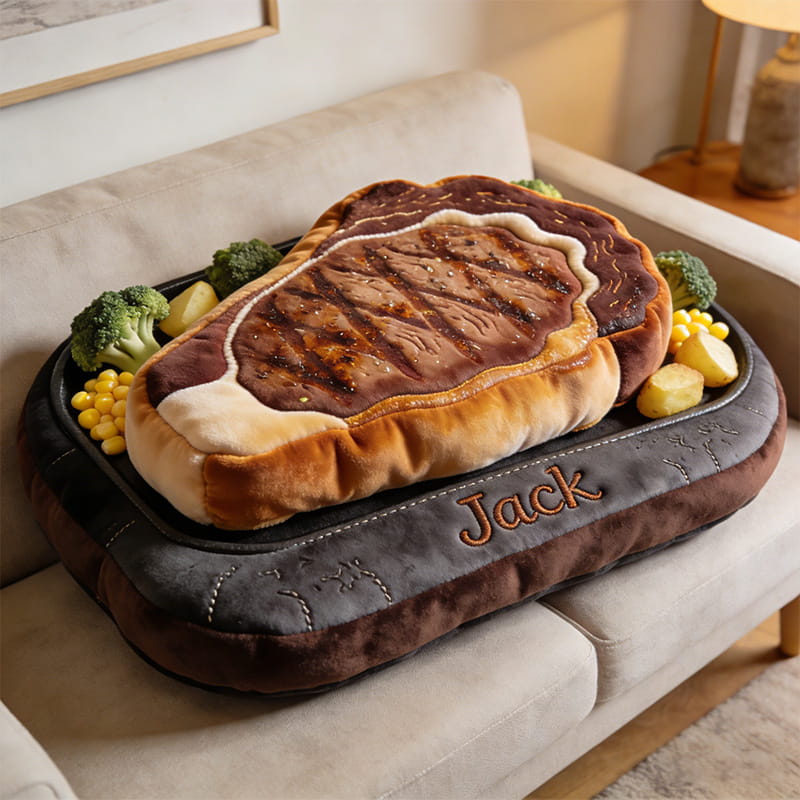 Personalized Steak Shaped Pillow Best Mothers Day From For Daughter - Tradiviet