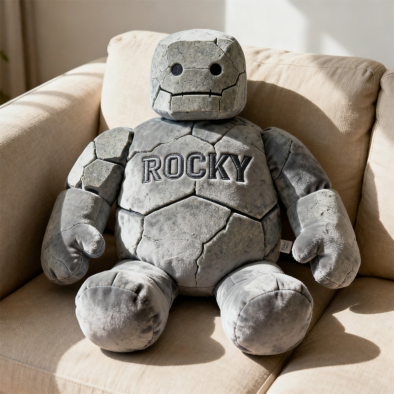 Personalized Stone Golem Shaped Pillow Special Presents For Brother - Tradiviet