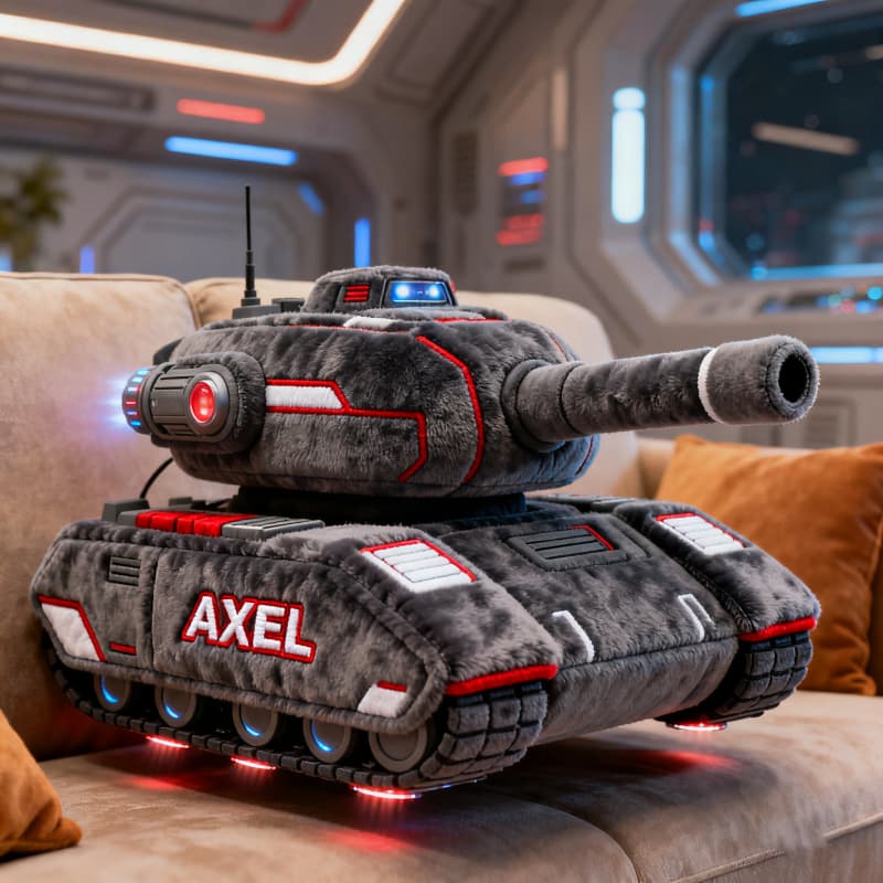 Personalized Tank Shaped Pillow Something Special For Fathers Day - Tradiviet