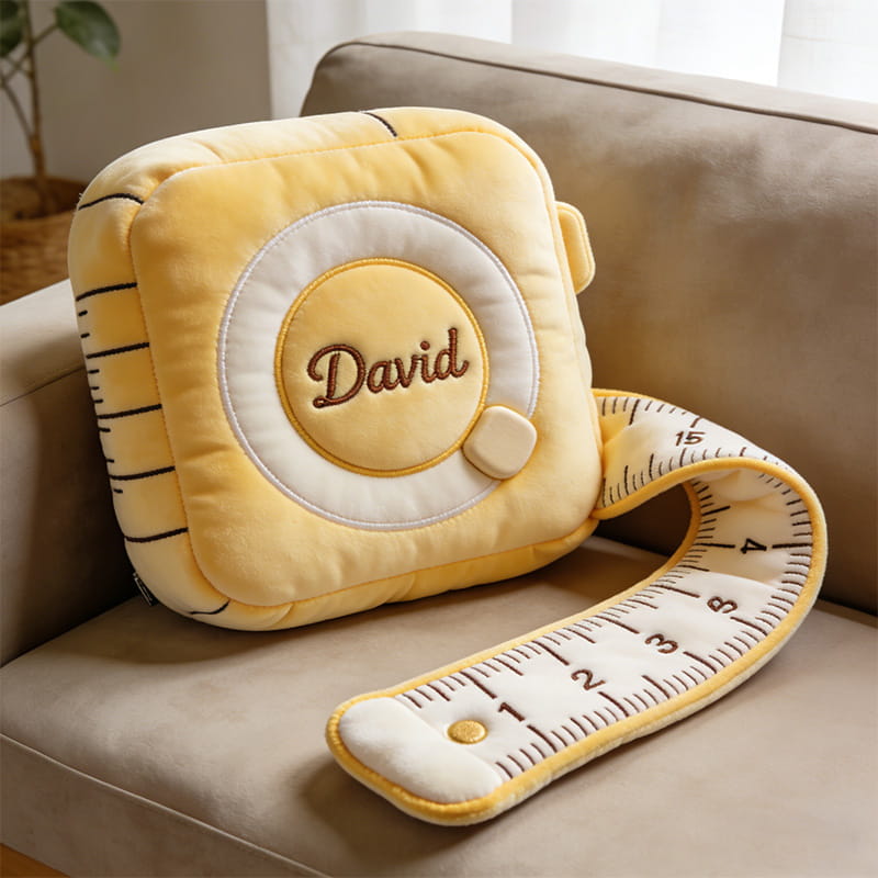 Personalized Tape Measure Shaped Pillow Mothers Day Gifts From Daughter - Tradiviet